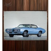 Металлическая табличка Pontiac GTO Hardtop Coupe